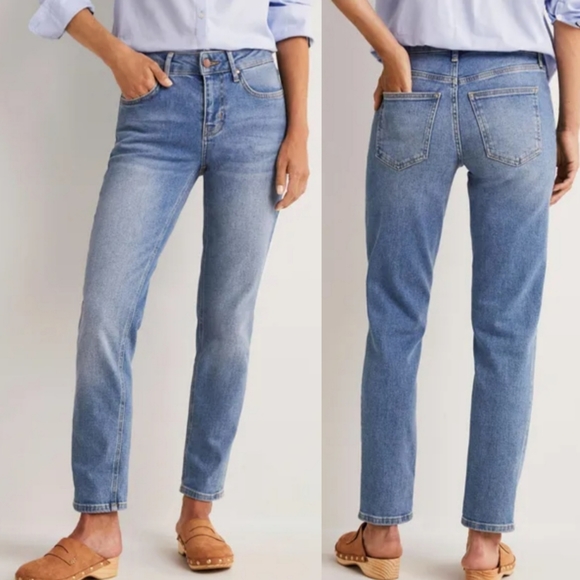Boden Women's Light Blue Jeans - Picture 1 of 11